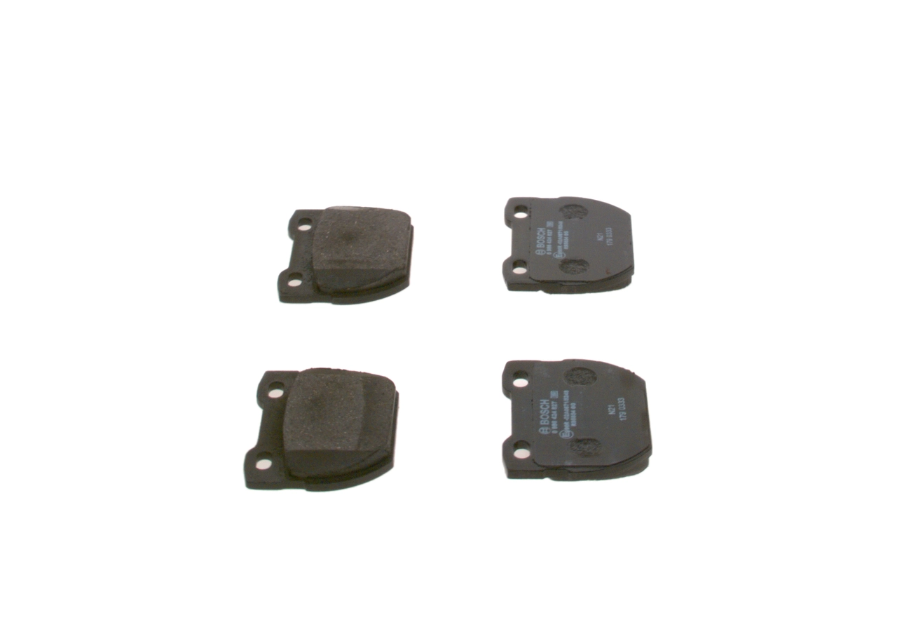Купить 0986424827 Bosch Колодки тормозные задние, дисковые