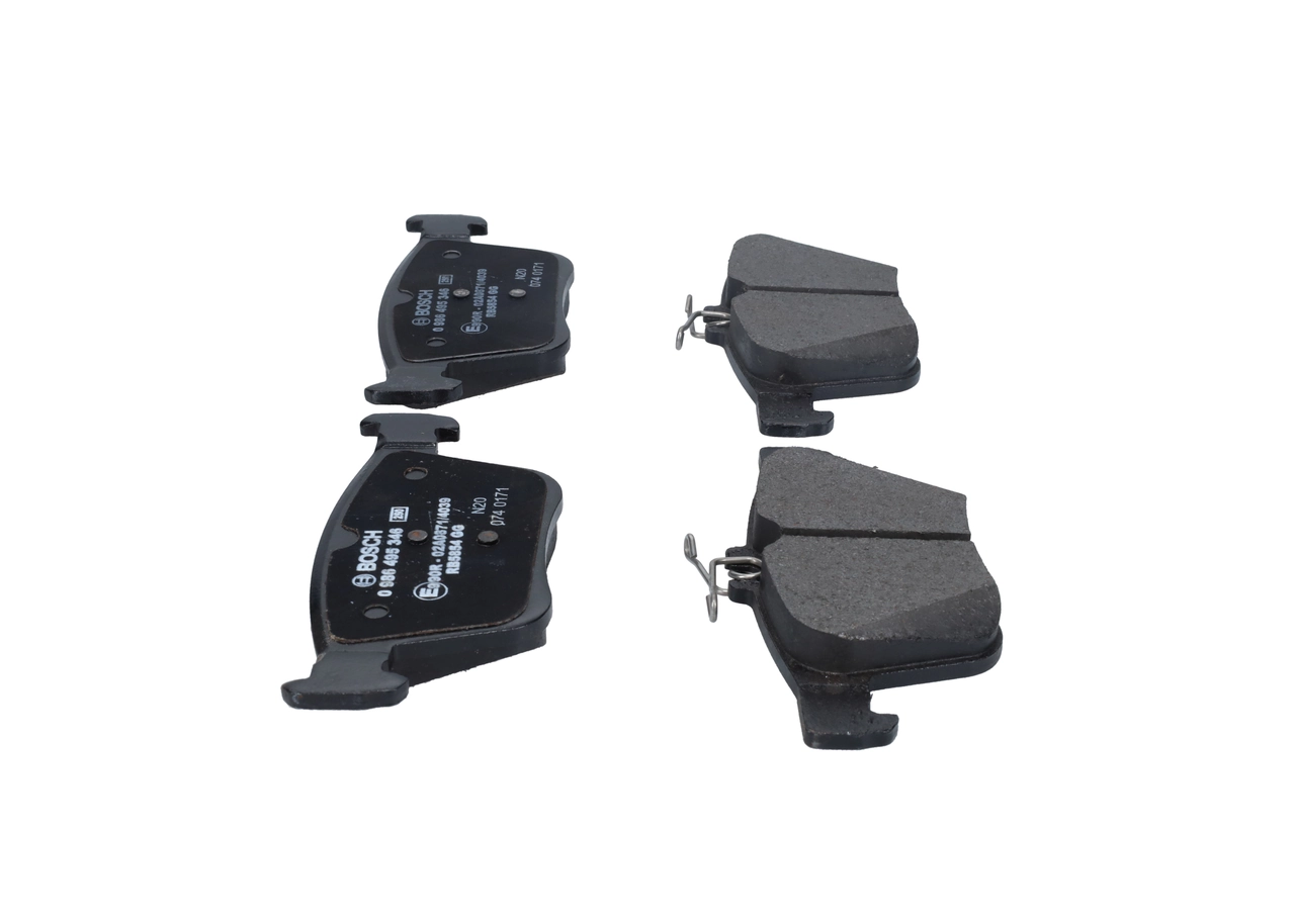 Купить 0986495346 Bosch Колодки тормозные задние, дисковые
