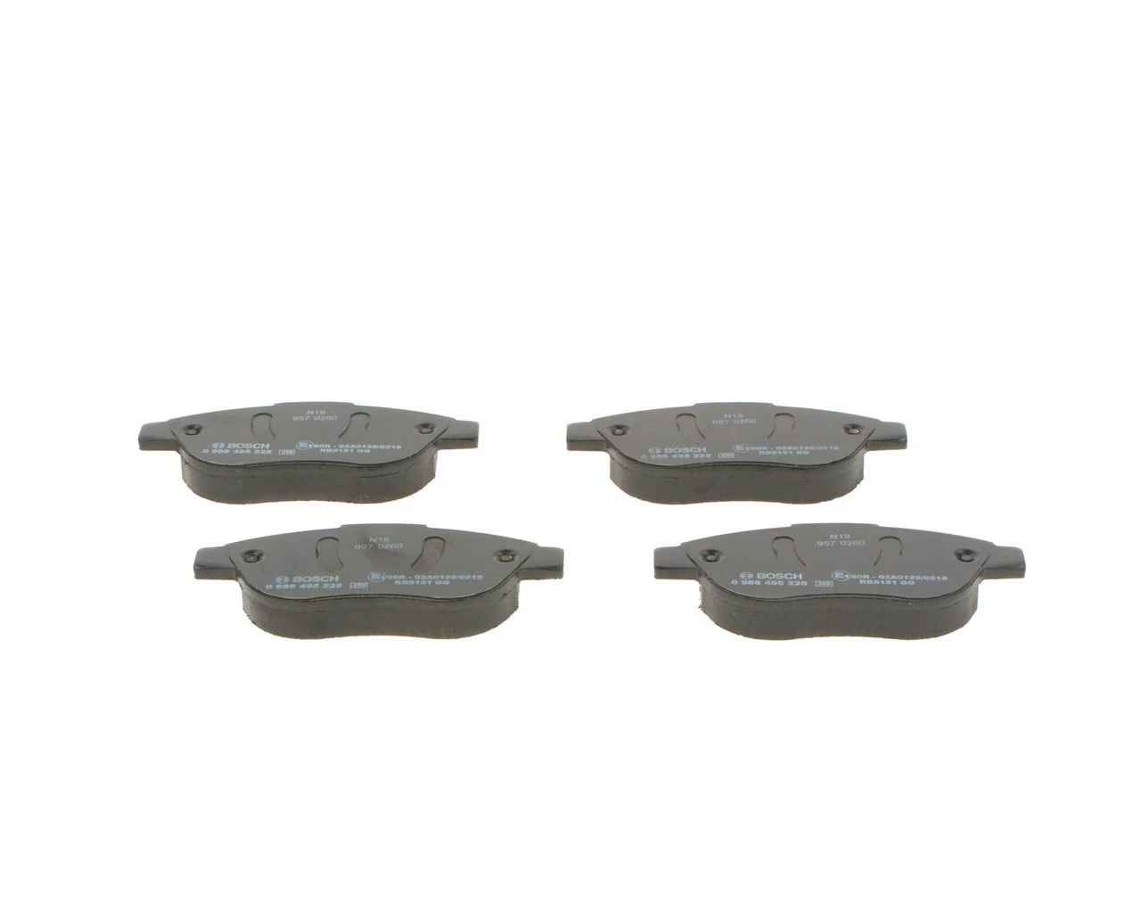 Колодки Bosch 0986495225 цена, от 18.26 USD