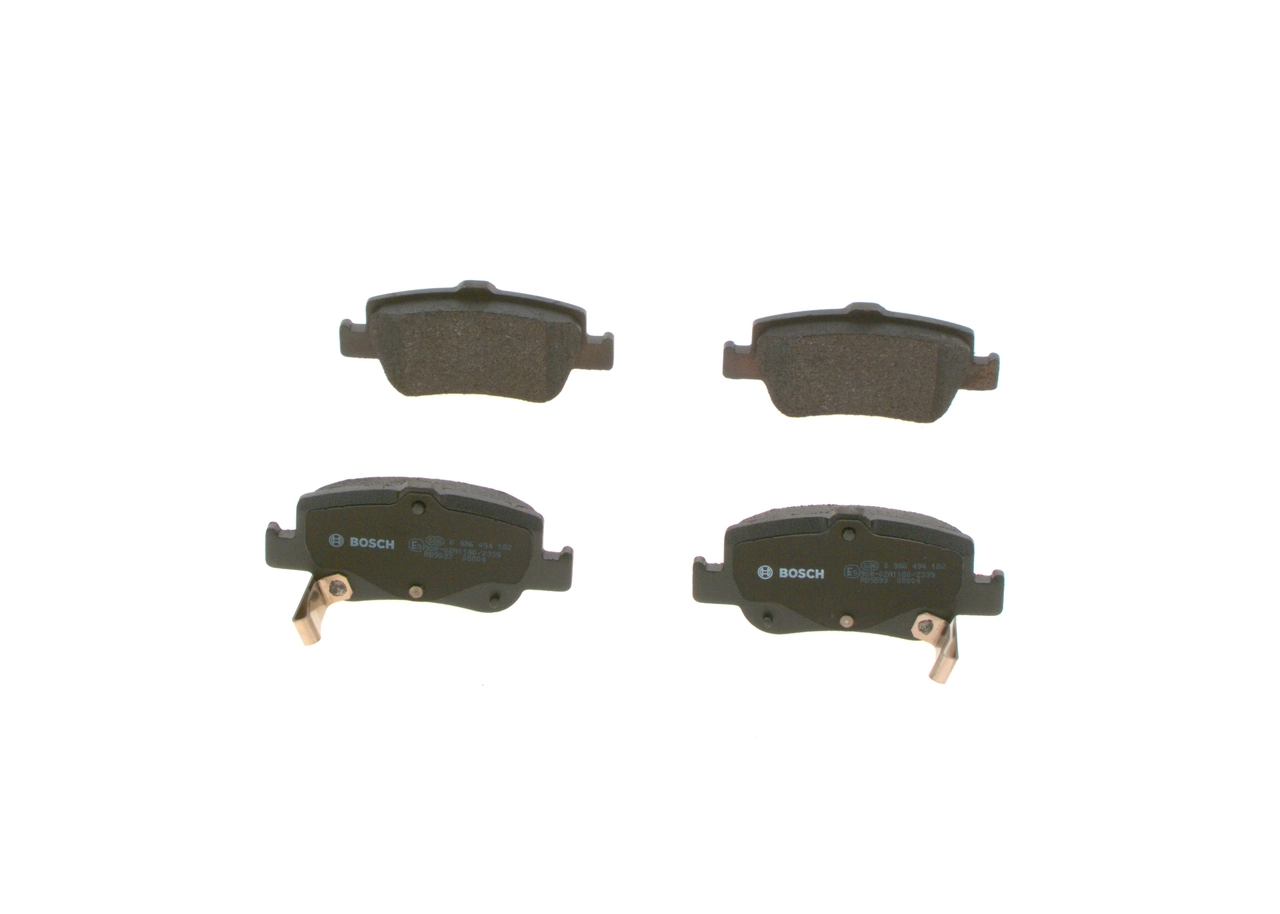 0986494182 Bosch Колодки тормозные дисковые комплект