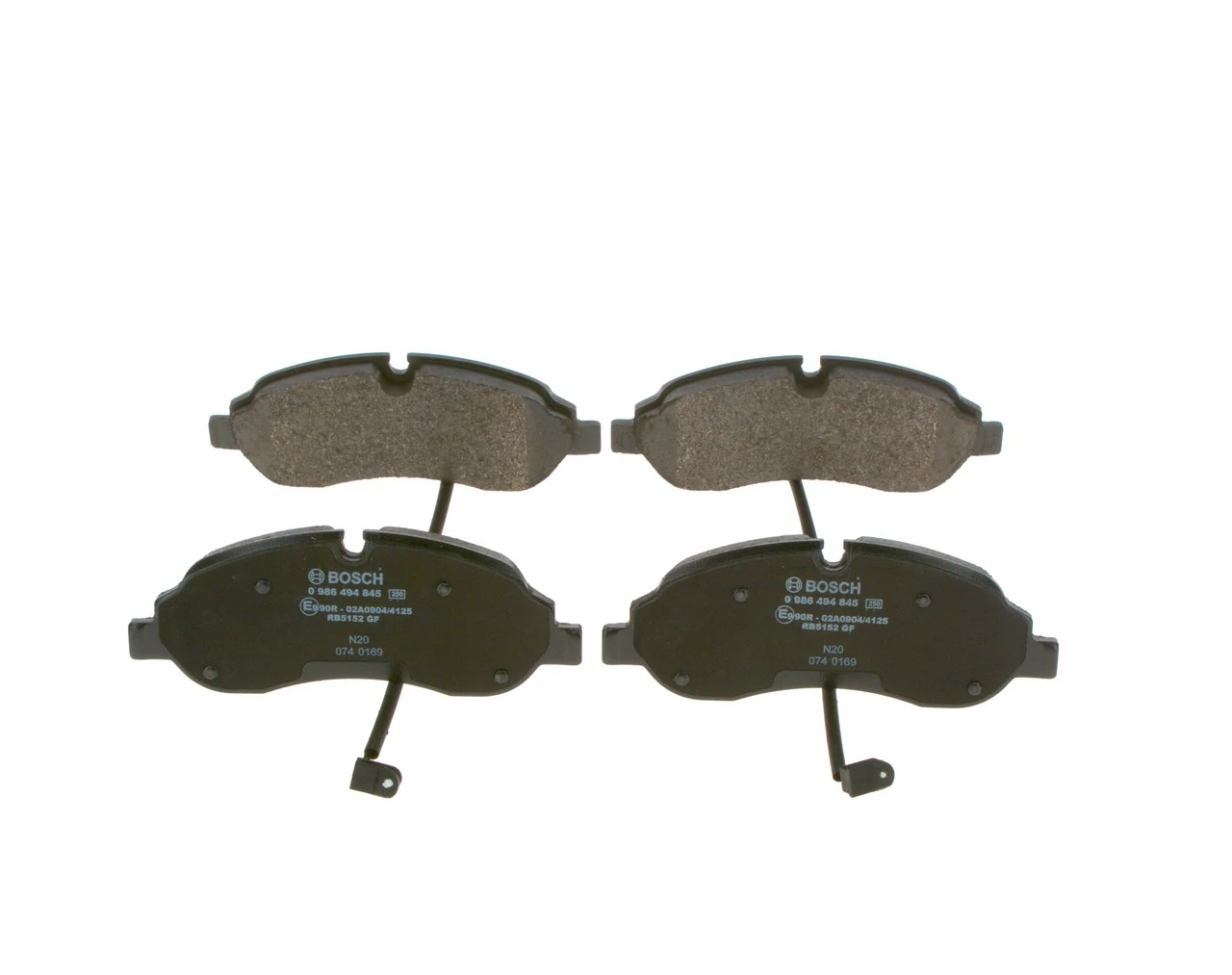Купить 0986494845 Bosch Колодки тормозные
