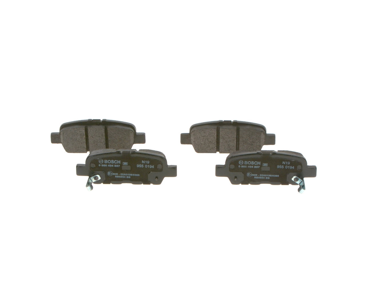 Задние дисковые колодки Bosch 0986494857