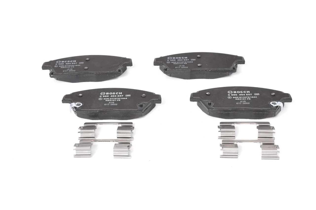 Задние тормозные колодки 0986494657 Bosch