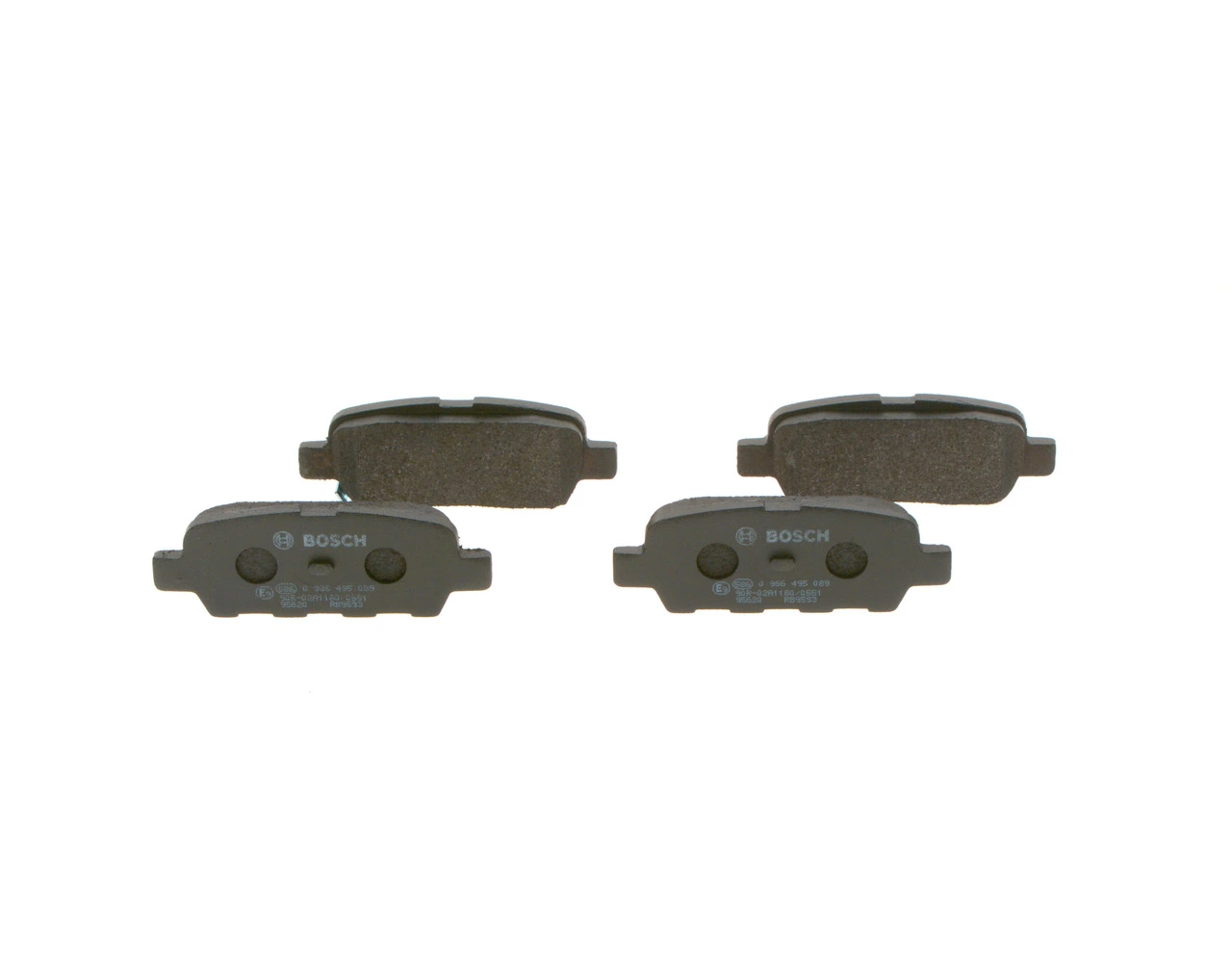 0986495089 Bosch Колодки тормозные дисковые комплект