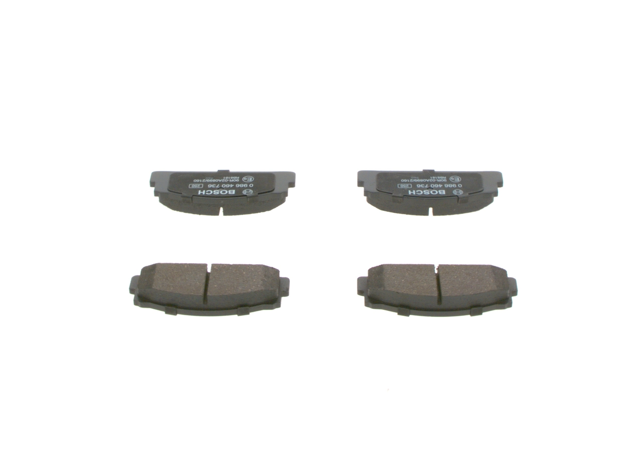 Купить 0986460736 Bosch Колодки тормозные