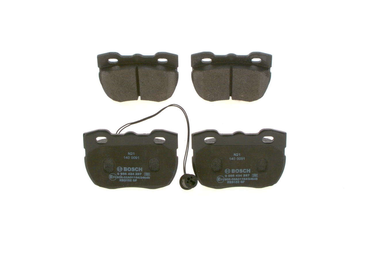 Купить 0986424287 Bosch Колодки тормозные