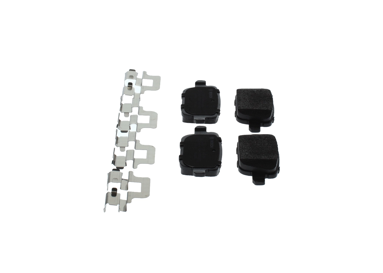 Купить 0986494639 Bosch Колодки тормозные задние, дисковые
