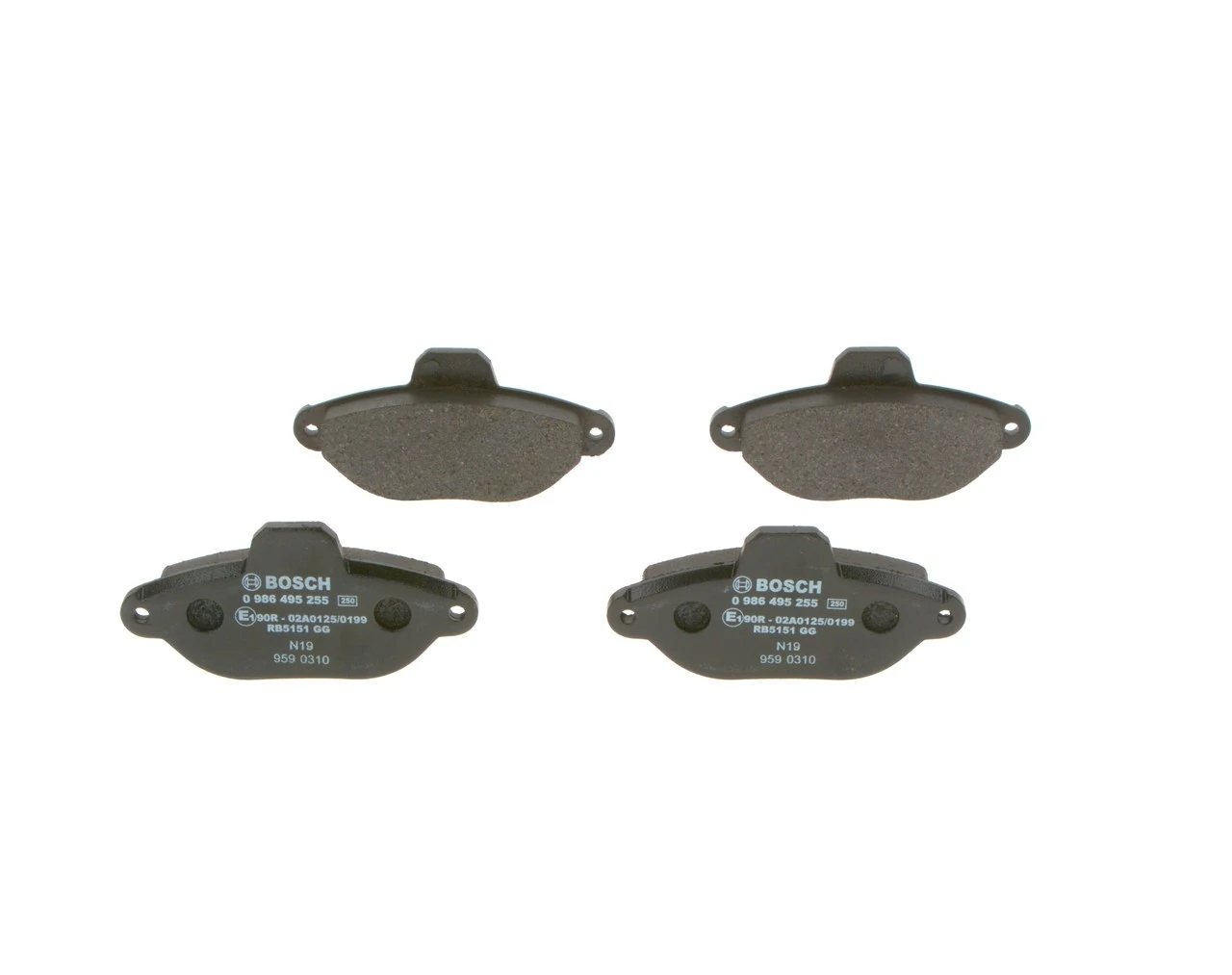 Тормозные колодки Bosch 0986495255