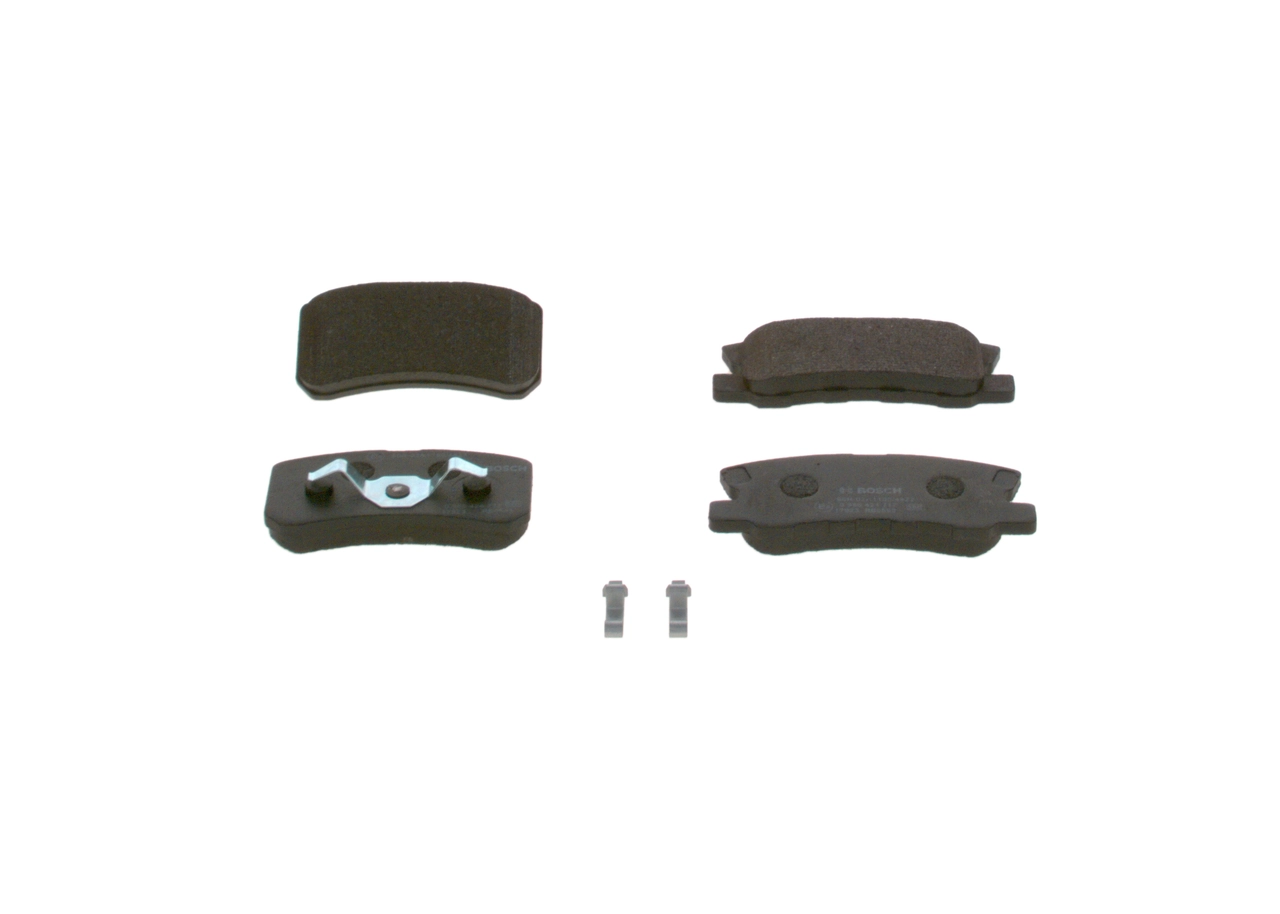 Купить 0986424717 Bosch Колодки тормозные задние, дисковые