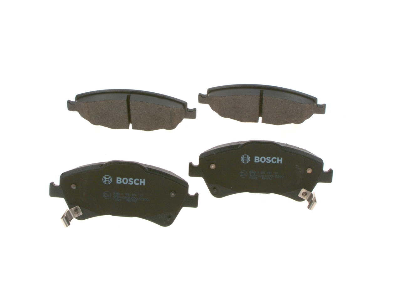 Купить 0986494187 Bosch Колодки тормозные