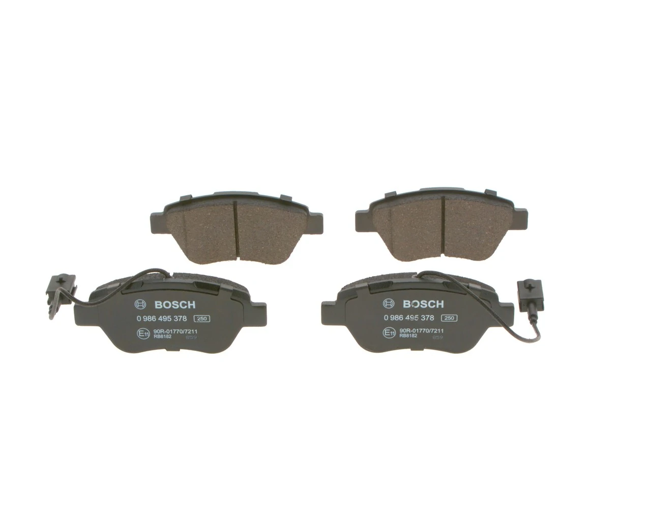 Тормозные колодки Bosch 0986495378