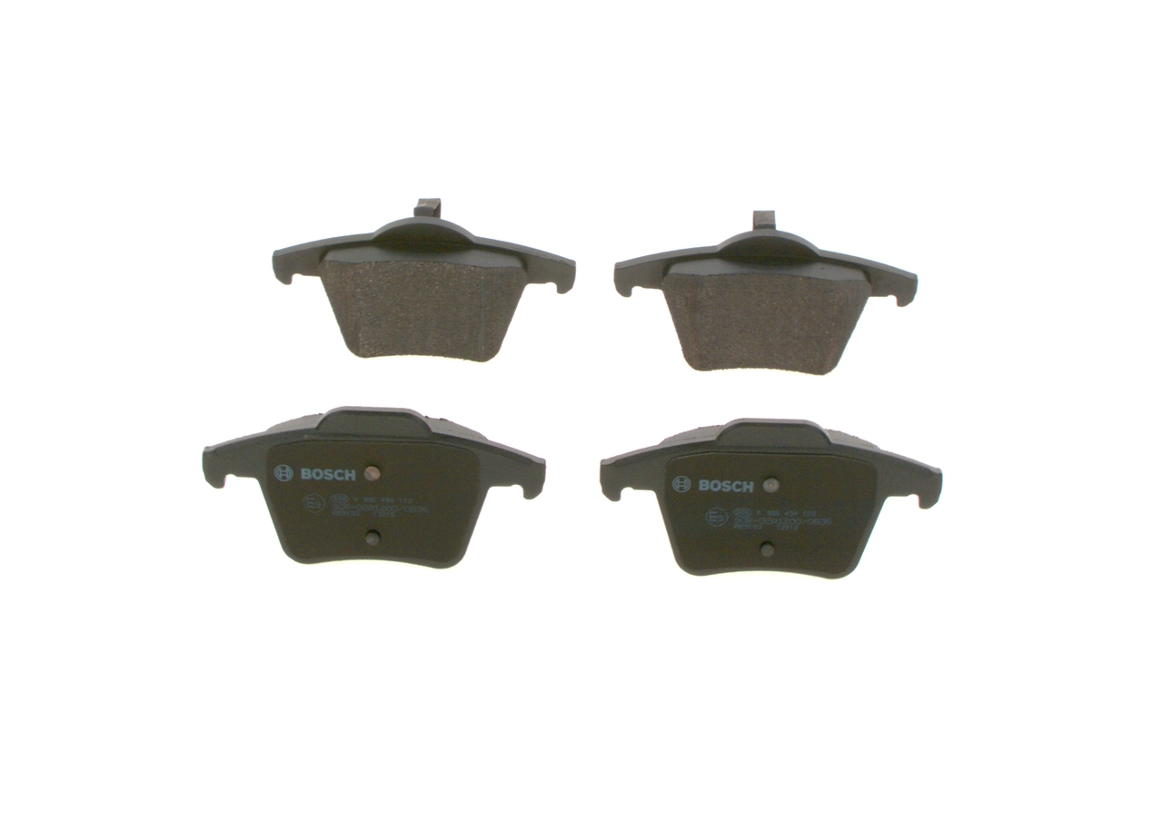 Купить 0986494102 Bosch Колодки тормозные задние, дисковые