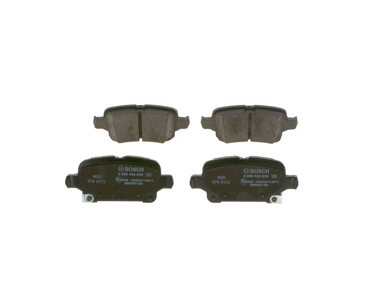 Колодки дисковые  Bosch 0986424839 цена, от 32.42 USD