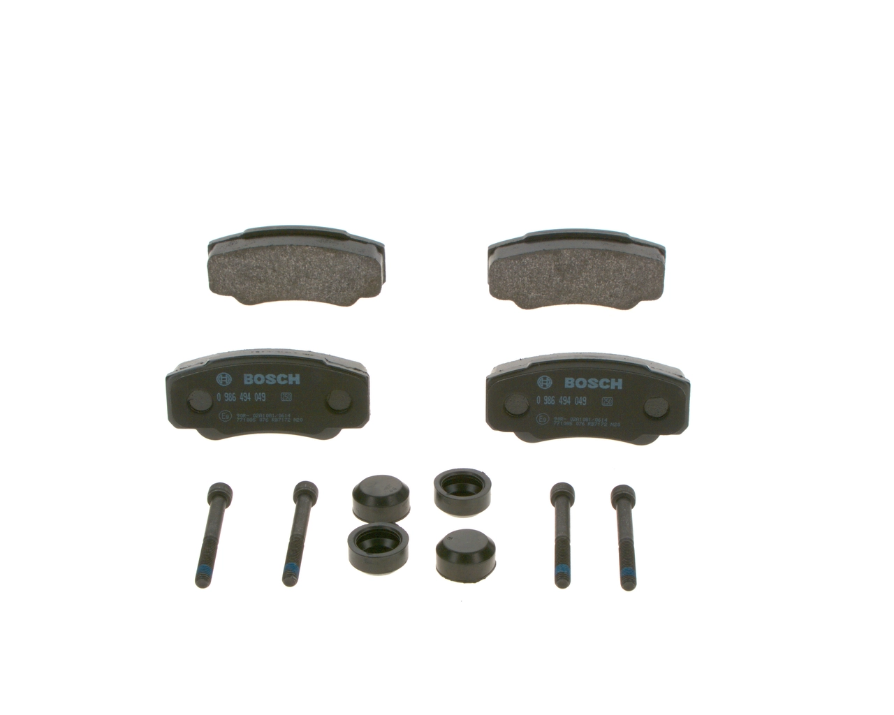 Задние тормозные колодки 0986494049 Bosch