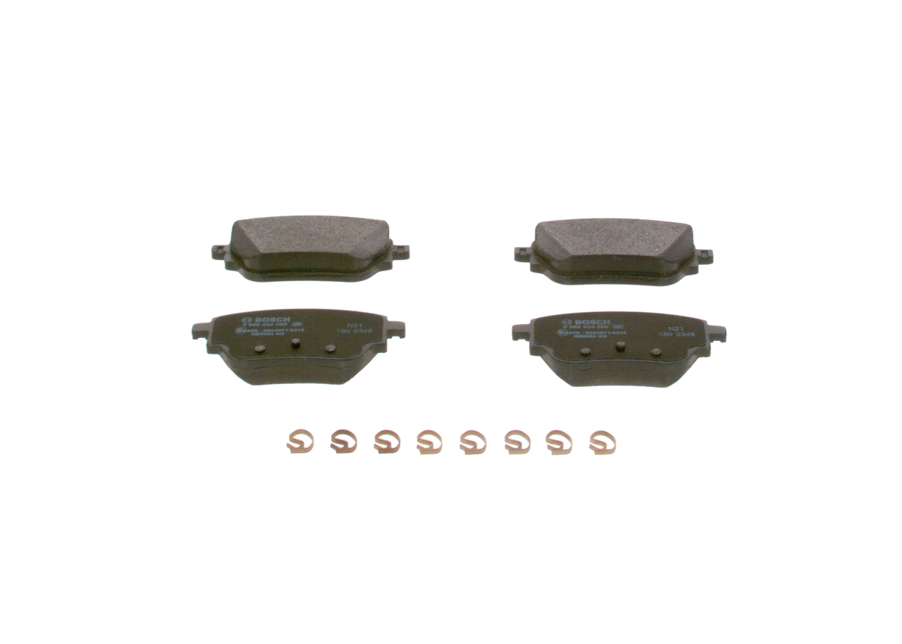 Купить 0986424889 Bosch Колодки тормозные задние, дисковые