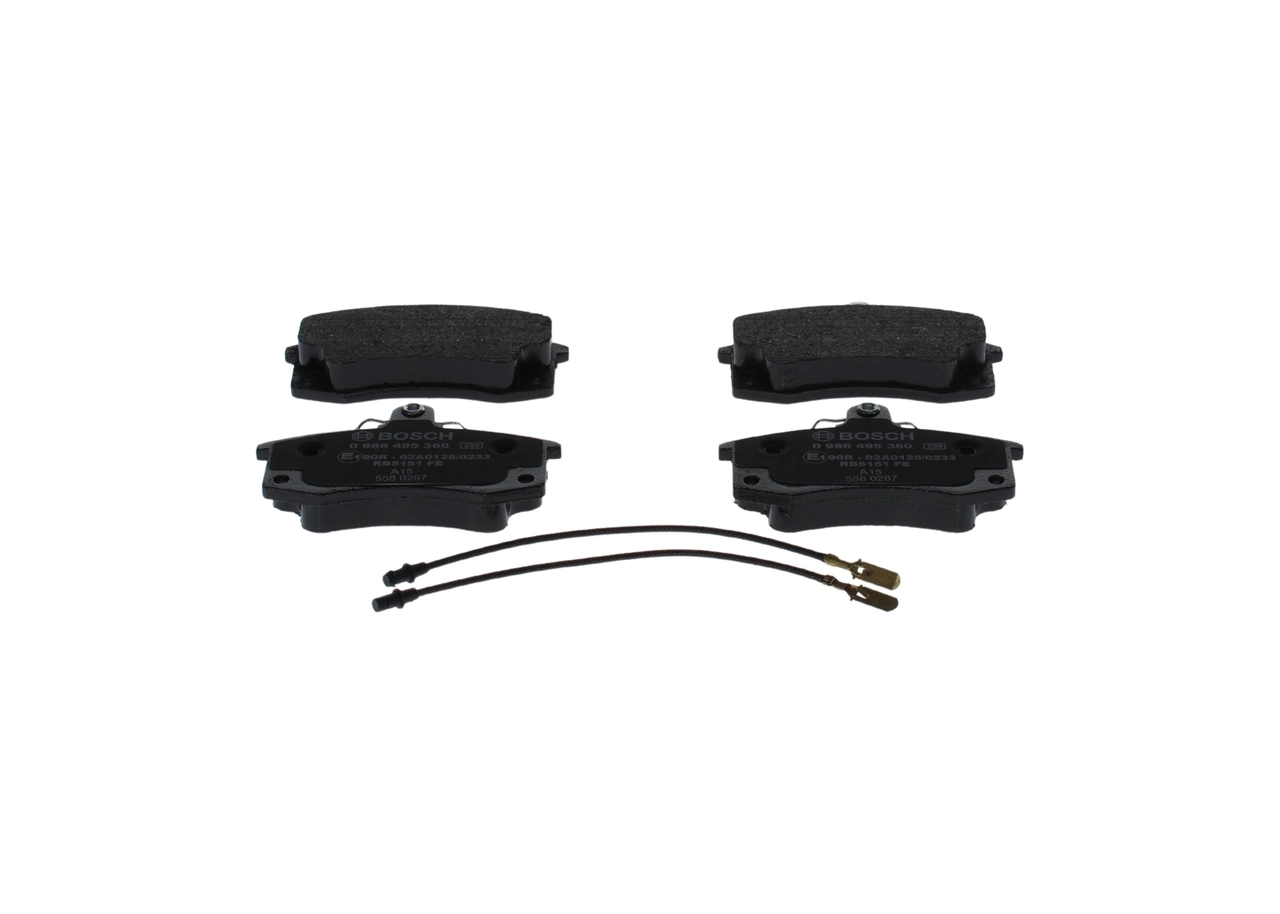Колодки Bosch 0986495360 цена, от 12.29 USD