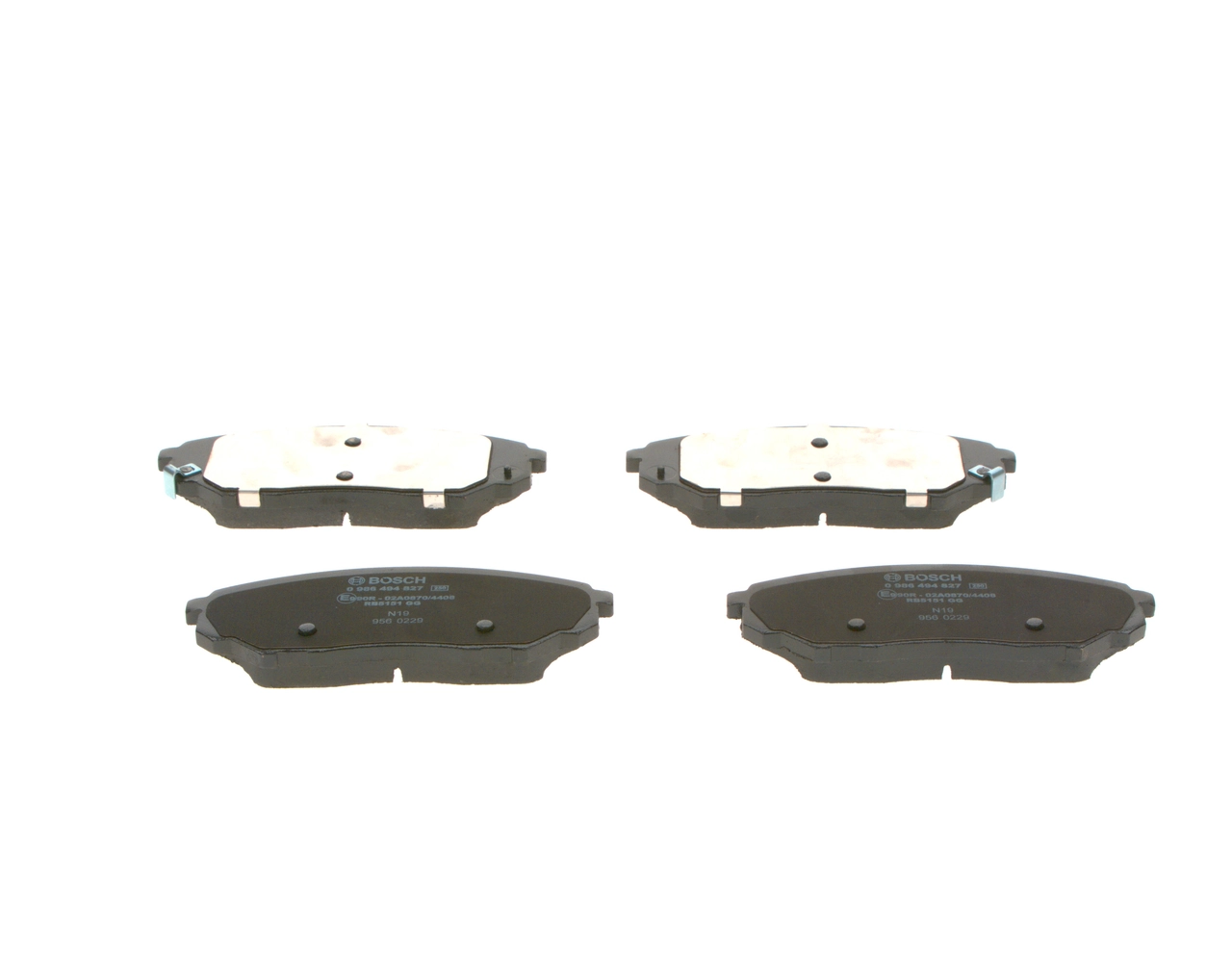 Колодки Bosch 0986494827 цена, от 43.28 USD