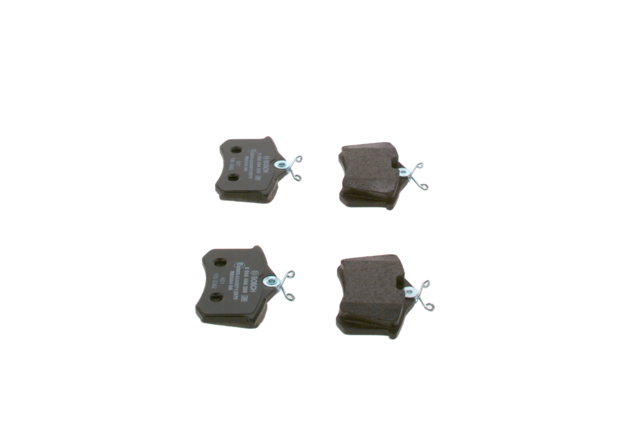 Купить 0986494399 Bosch Колодки тормозные задние, дисковые