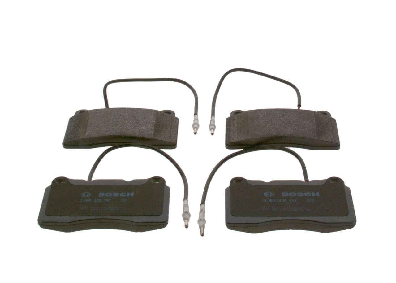 Купить 0986424738 Bosch Колодки тормозные