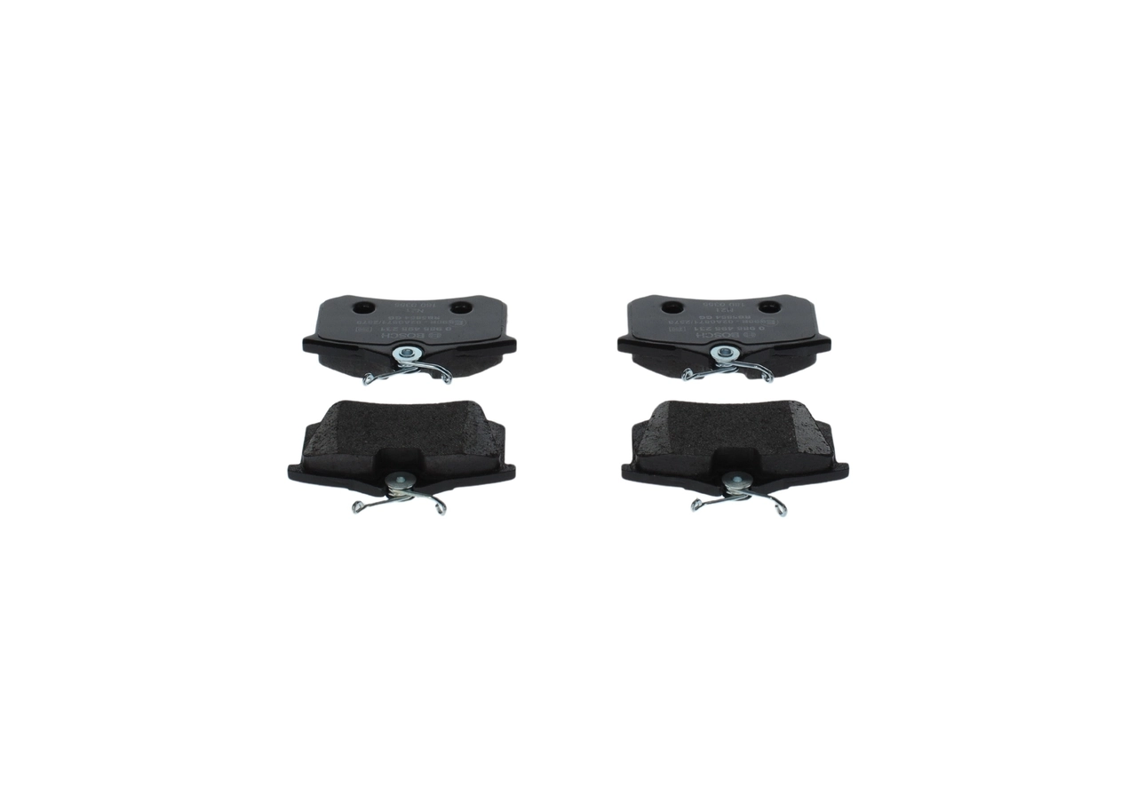 0986495231 Bosch Колодки тормозные дисковые комплект