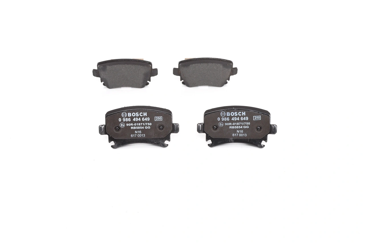 Задние дисковые колодки Bosch 0986494649