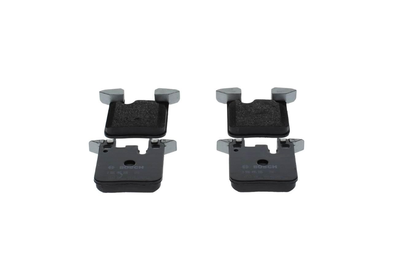 Купить 0986495335 Bosch Колодки тормозные задние, дисковые