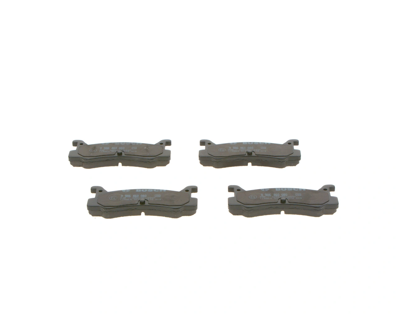 Задние дисковые колодки Bosch 0986460080
