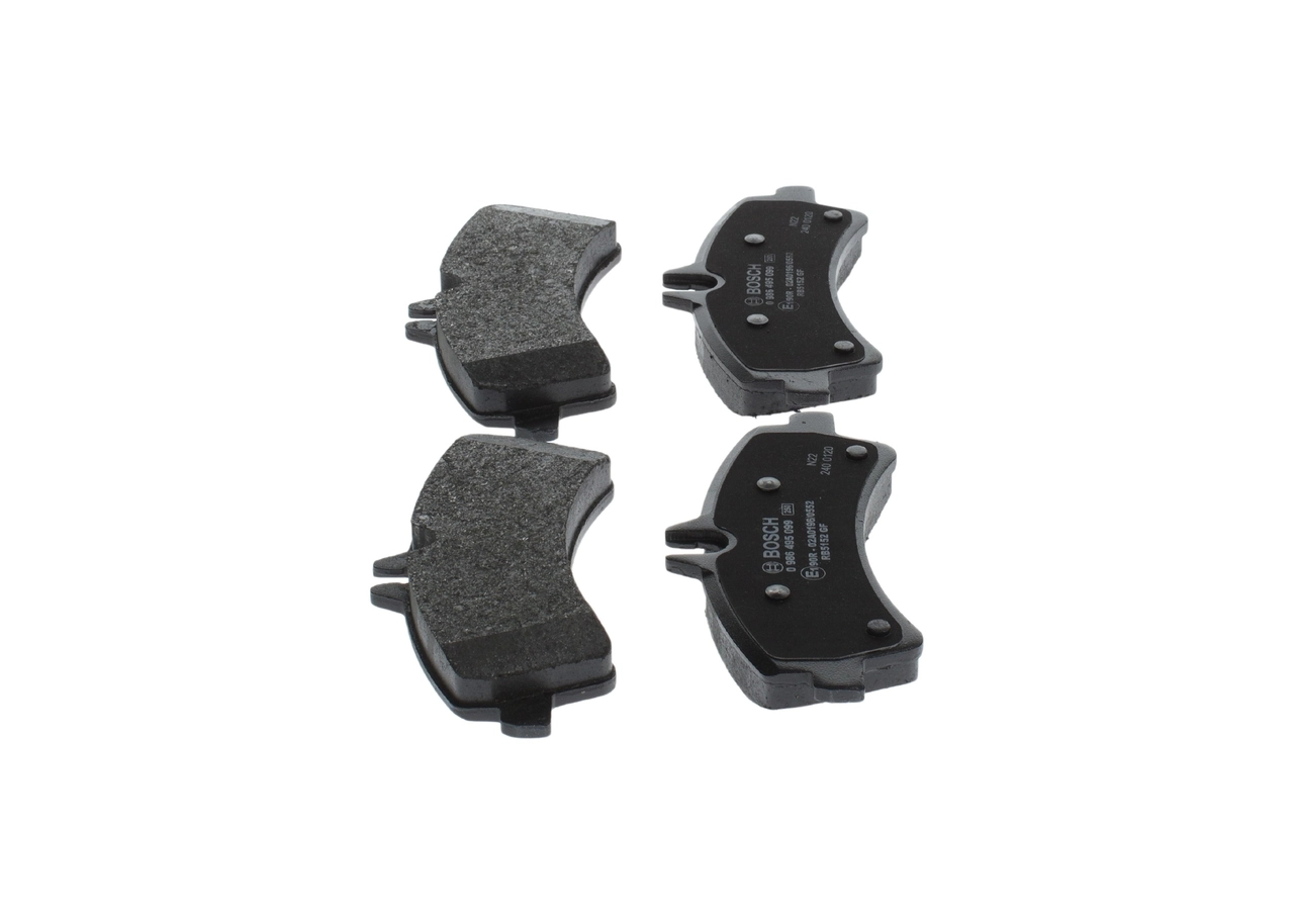 Купить 0986495099 Bosch Колодки тормозные задние, дисковые