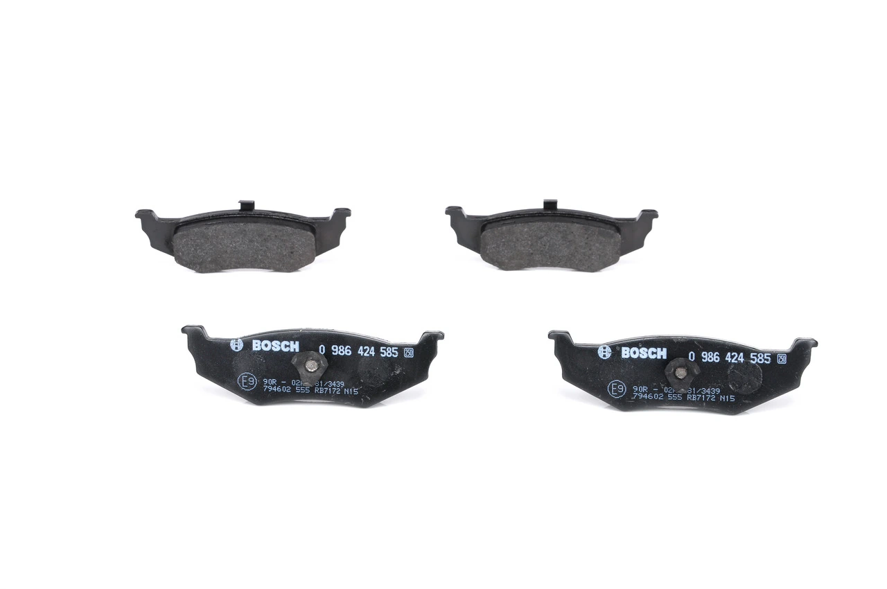 Купить 0986424585 Bosch Колодки тормозные задние, дисковые