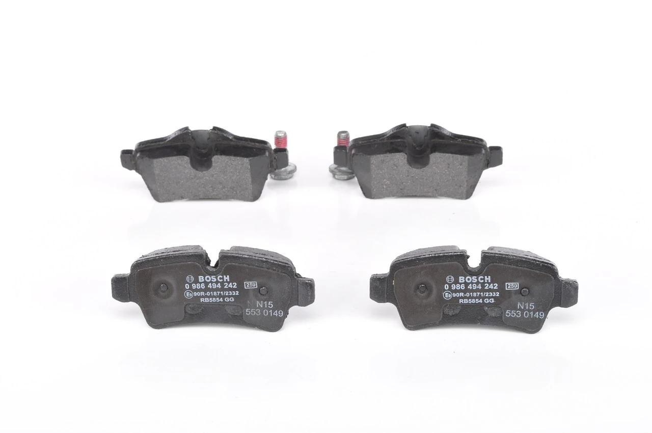 Задние тормозные колодки 0986494242 Bosch