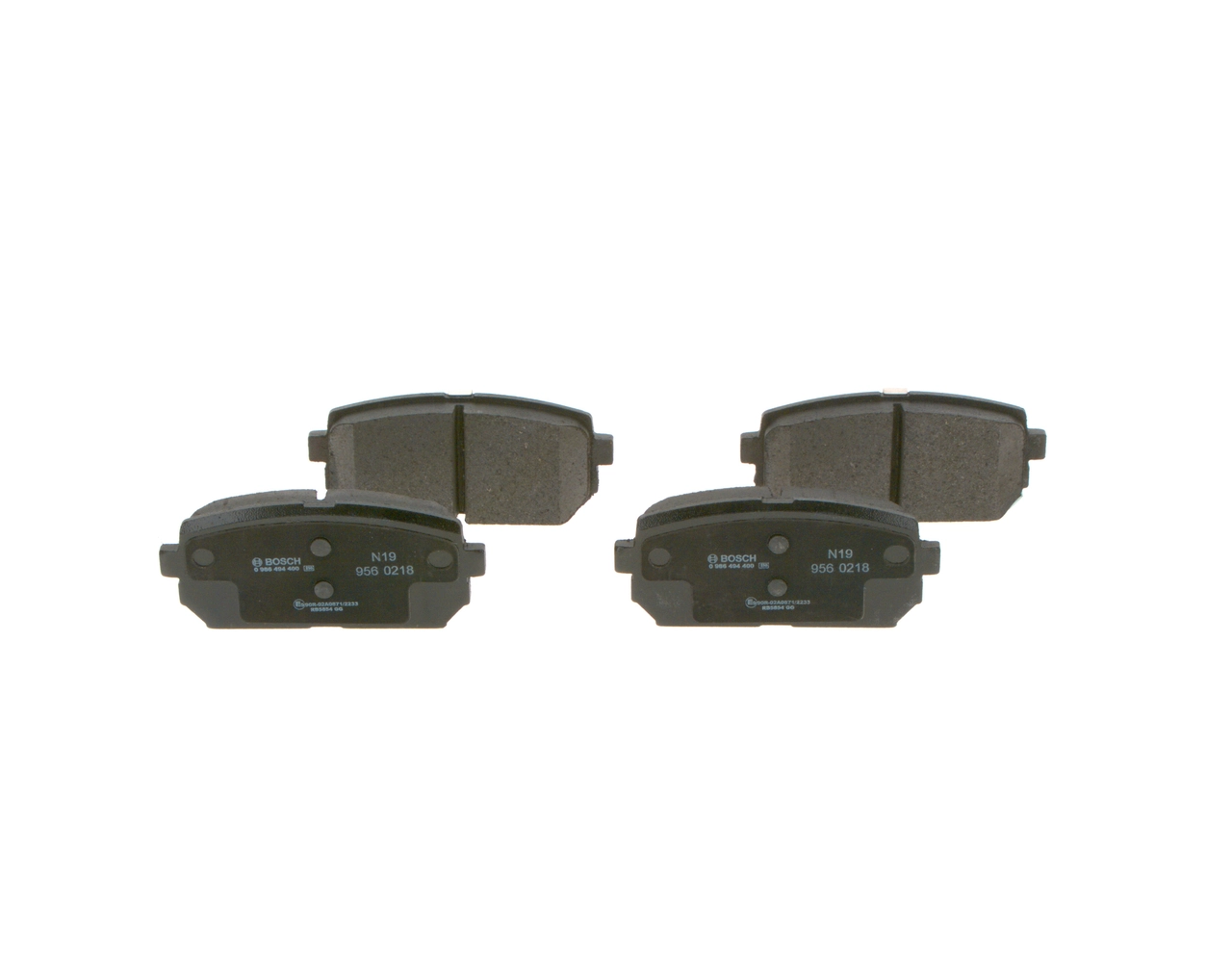Купить 0986494400 Bosch Колодки тормозные задние, дисковые