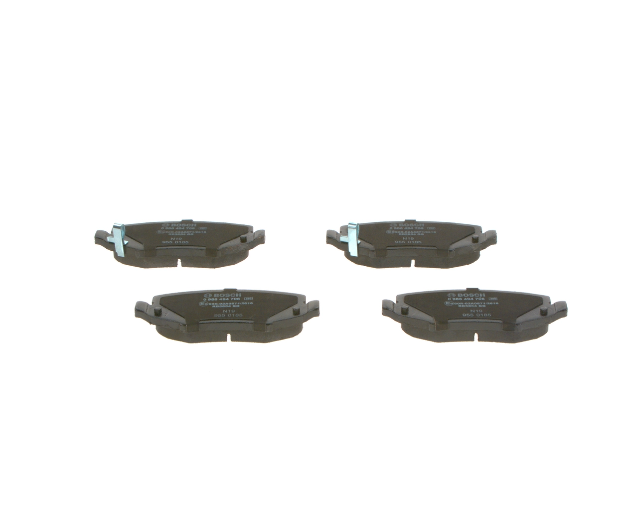 Колодки дисковые  Bosch 0986494706 цена, от 36.59 USD
