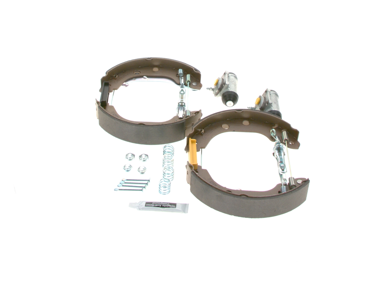 Купить 0204114167 Bosch Задние барабанные тормозные колодки