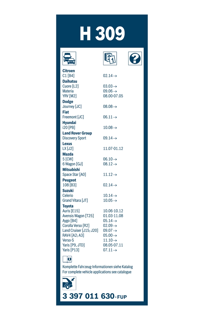 Limpa-pára-brisas de vidro traseiro Suzuki Grand Vitara JB