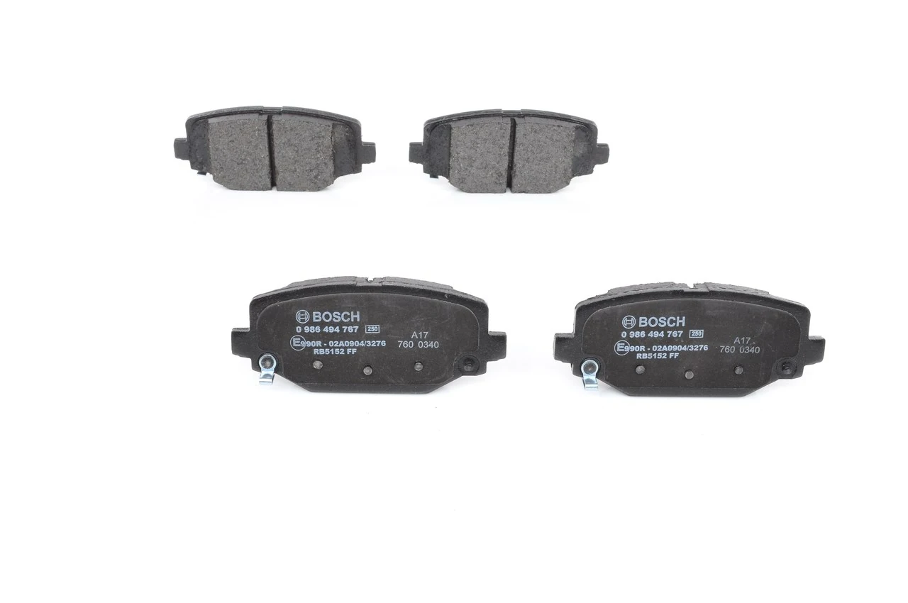 Задние тормозные колодки 0986494767 Bosch