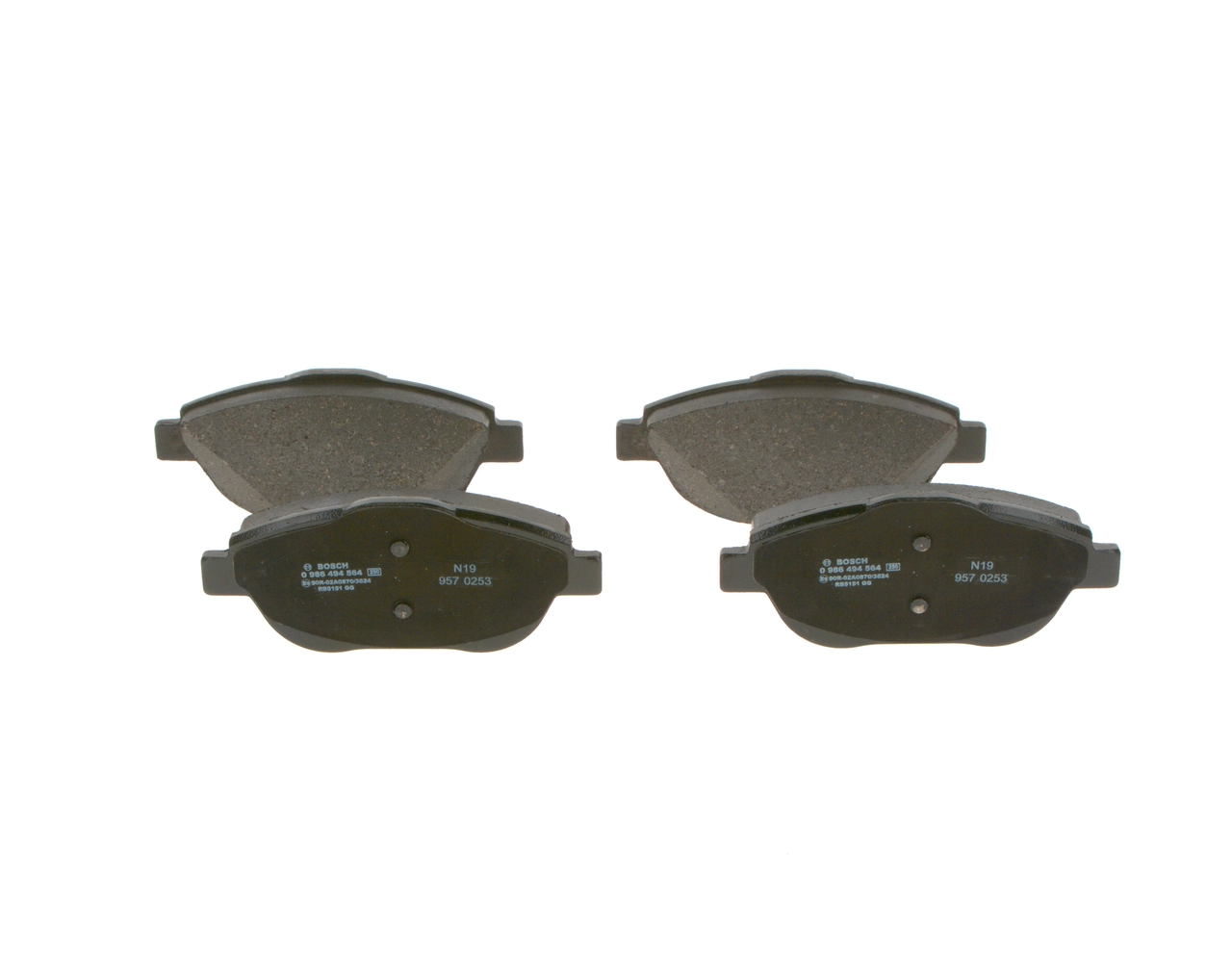 Купить 0986494564 Bosch Колодки тормозные
