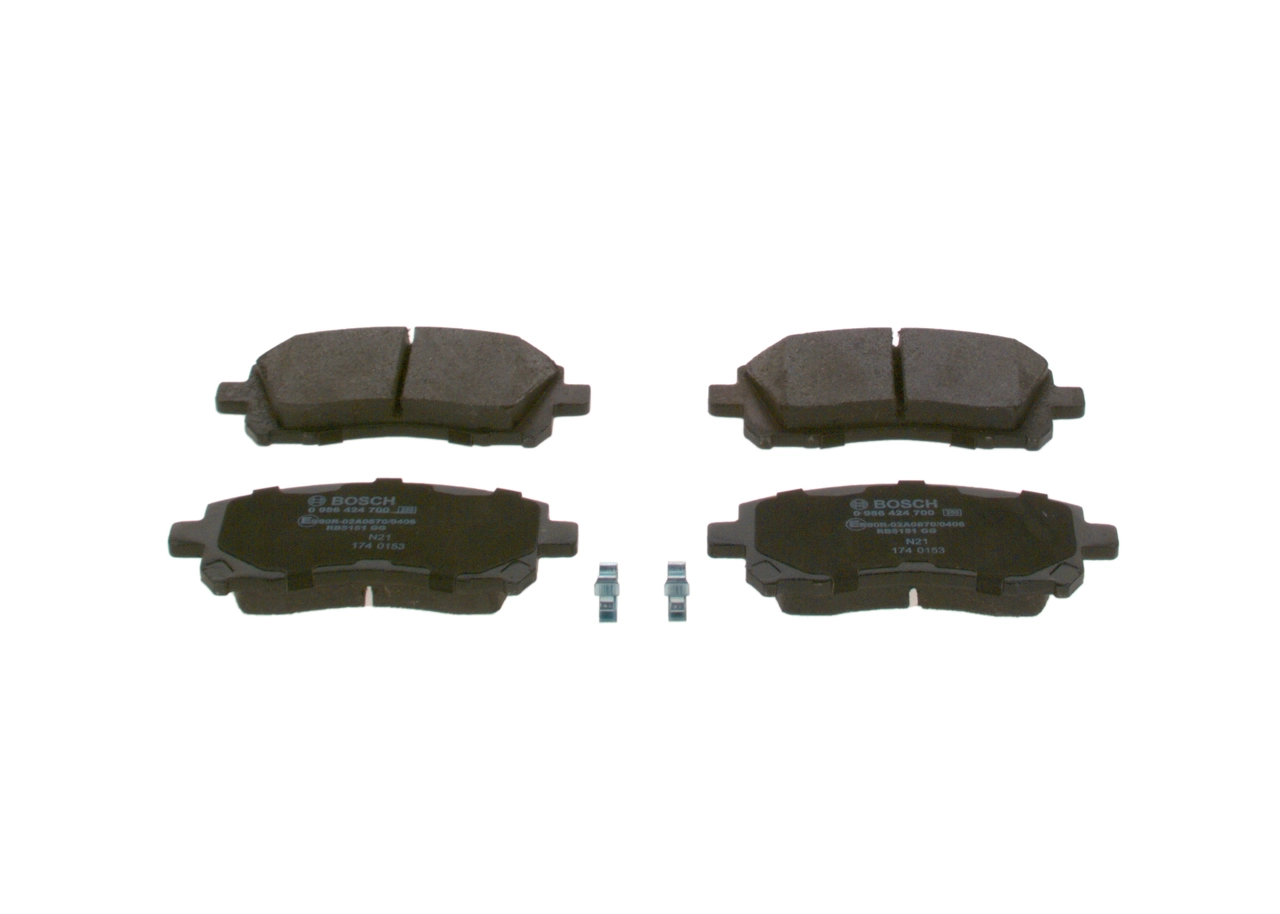Купить 0986424700 Bosch Колодки тормозные