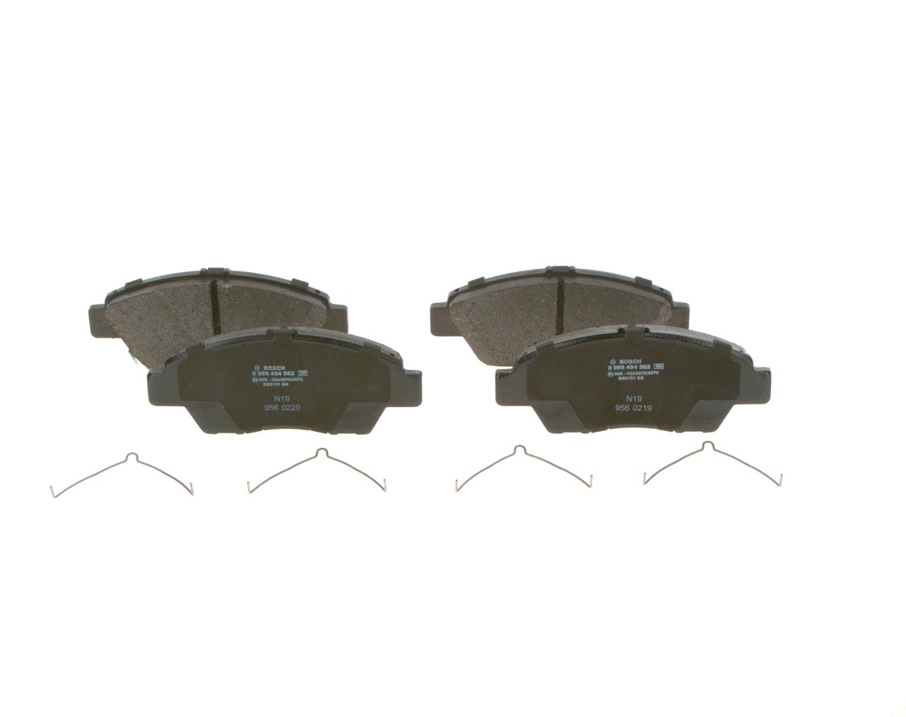 Купить 0986494562 Bosch Колодки тормозные