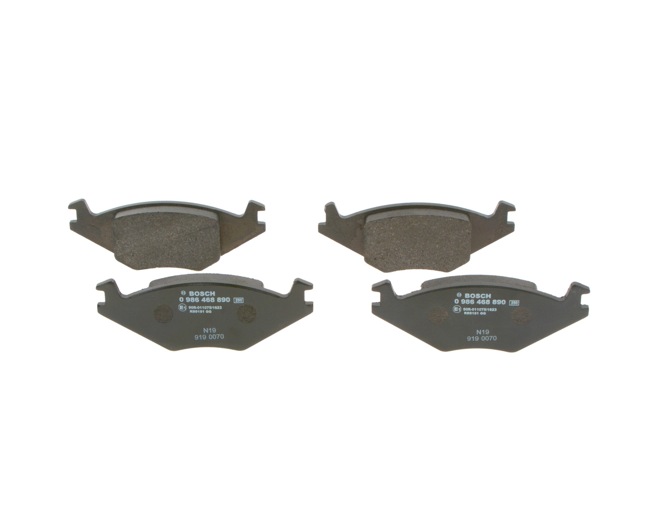 0986468890 Bosch Колодки передние