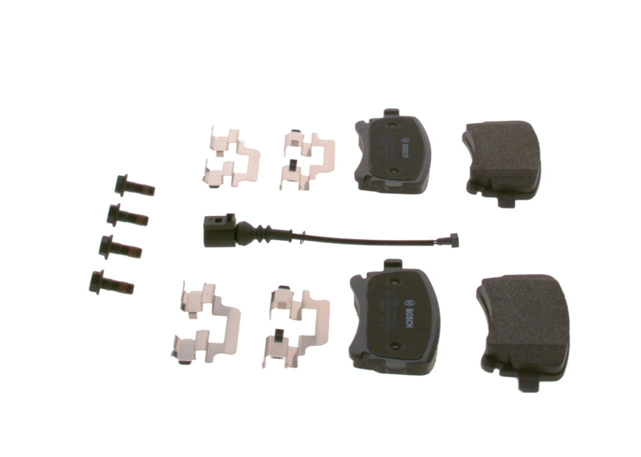 Купить 0986494583 Bosch Колодки тормозные задние, дисковые