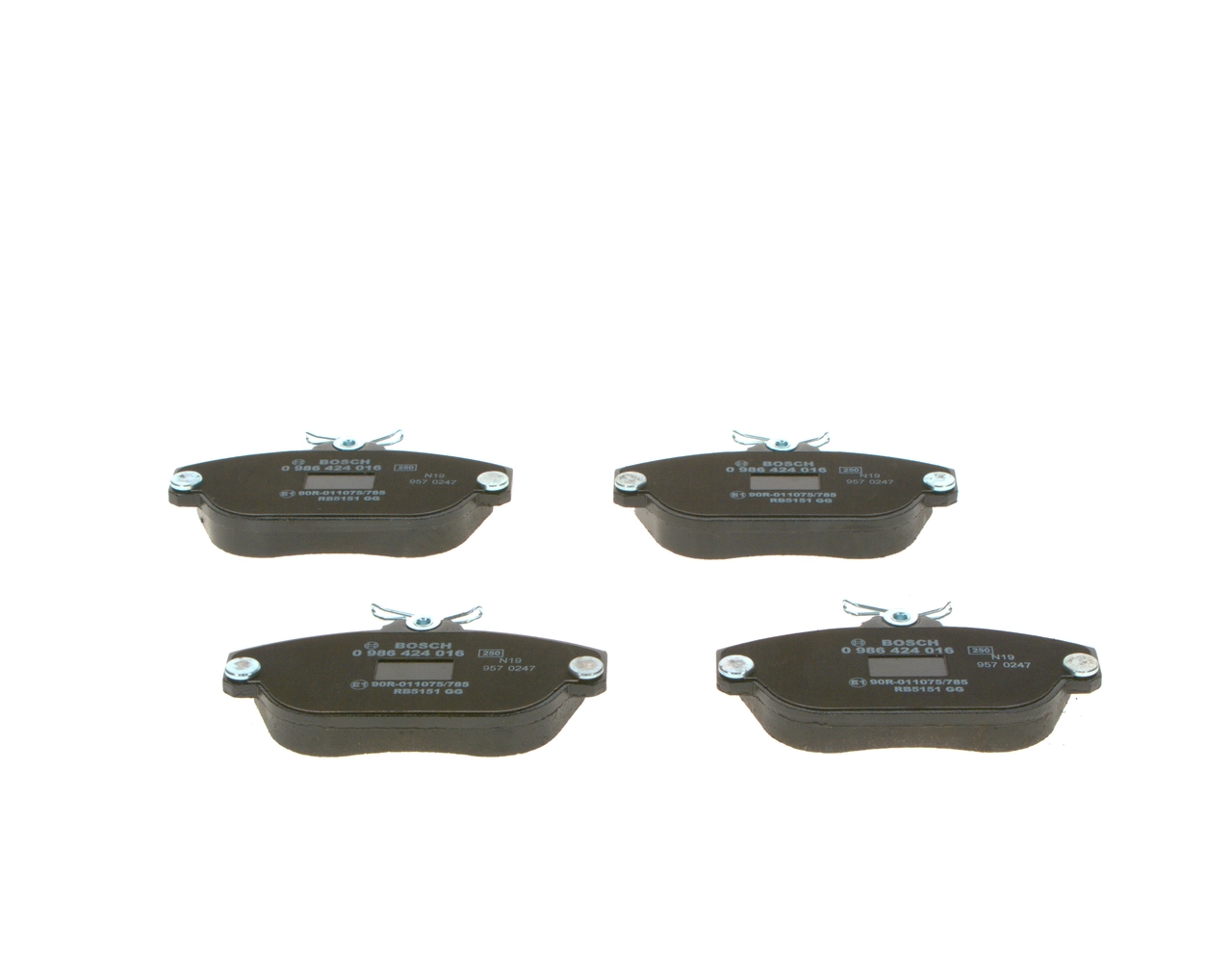 Колодки Bosch 0986424016 цена, от 27.93 USD