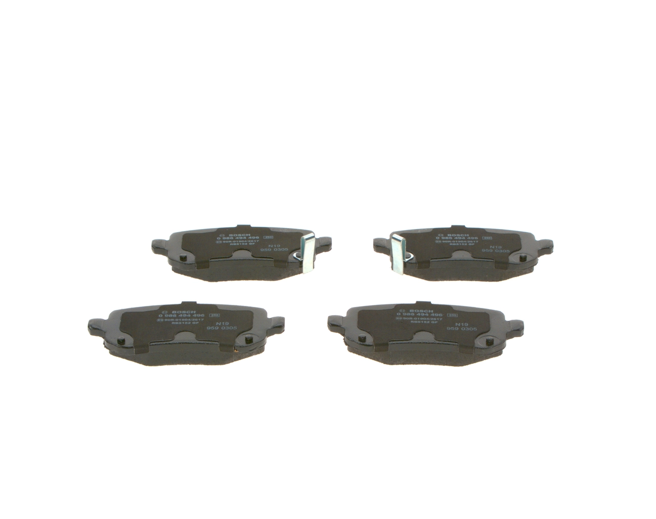 Колодки дисковые  Bosch 0986494496 цена, от 35.24 USD