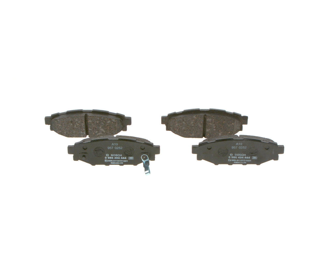 Задние дисковые колодки Bosch 0986494444