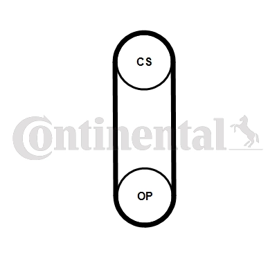 CT1238 Continental/Siemens Ремень двигателя