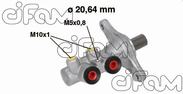 Цилиндр главный тормоза (гидротормозов) Kamoka 1121038 цена, от 51.45 USD