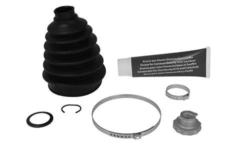 Bota de proteção externa de junta homocinética do semieixo dianteiro Skoda Rapid NH3, NK3, NK6
