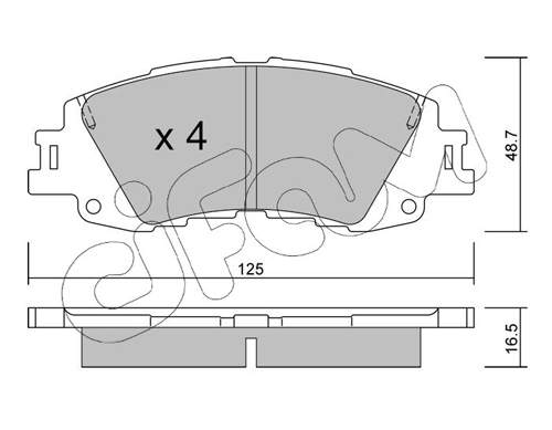 Колодки Toyota 04465K0020 цена, от 28.94 USD