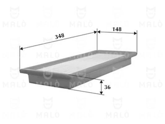 Compre 7616156 Fiat/Alfa/Lancia Filtro de ar
