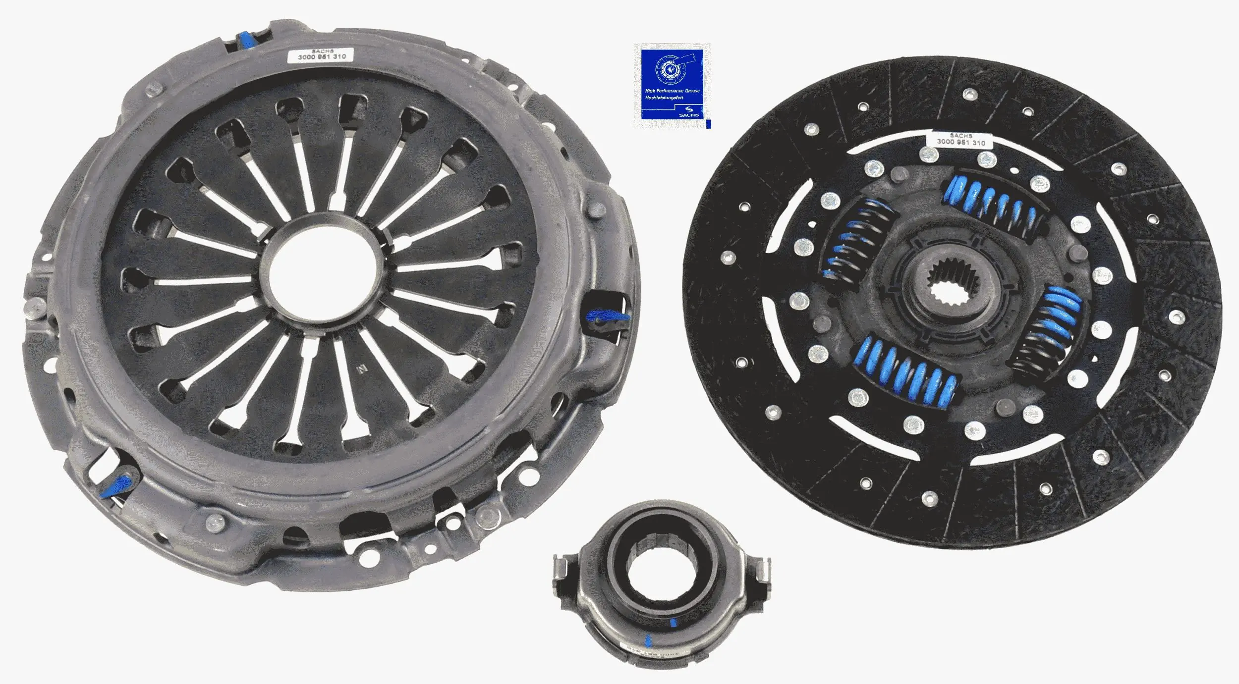 3000951310 SACHS Embrague original y equivalente