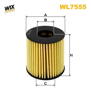Filtro de aceite WL7555 WIX